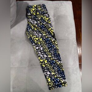 Sweaty Betty Multicolor Floral Crop Leggings NWOT